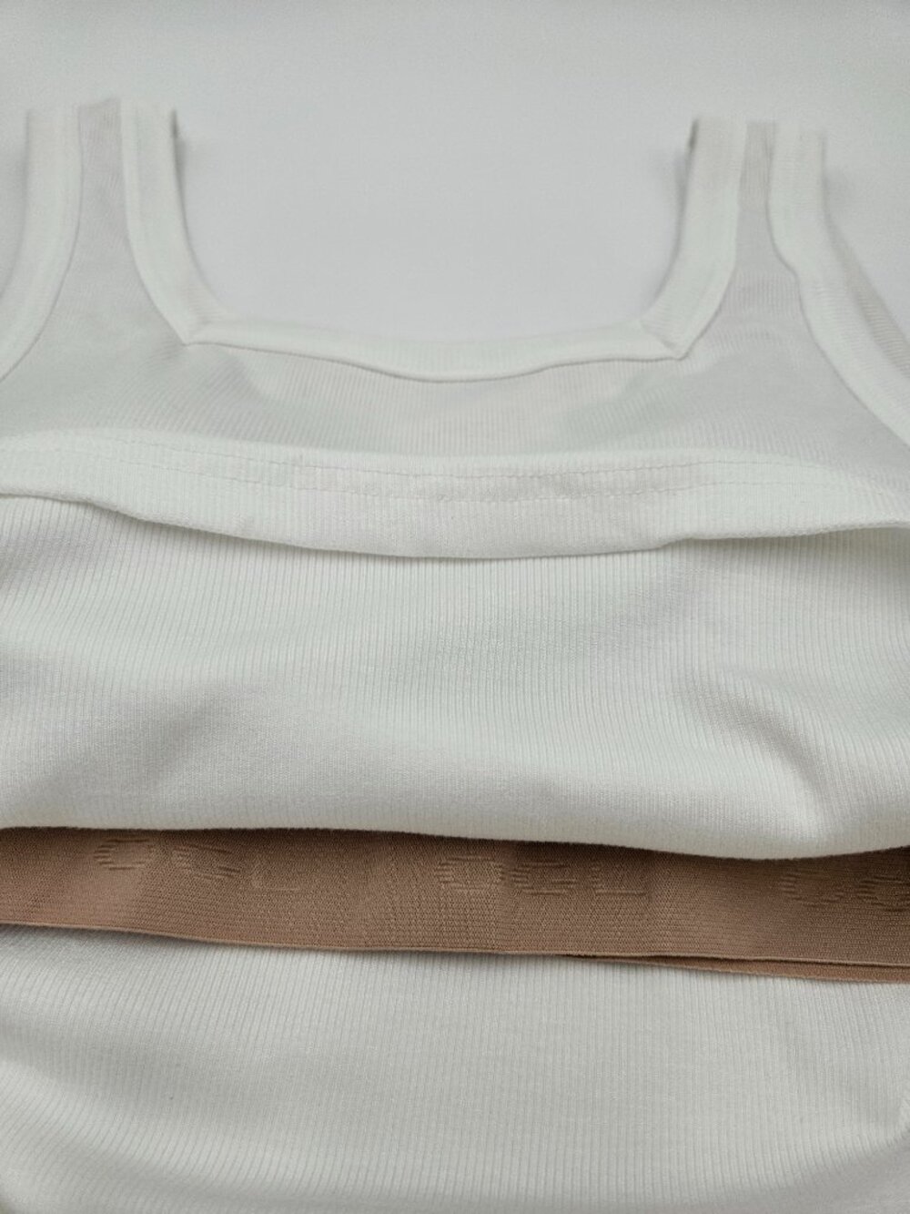 NWT OGL Square Open-Back Brami Tank Top | White | Size Small - Picture 6 of 7